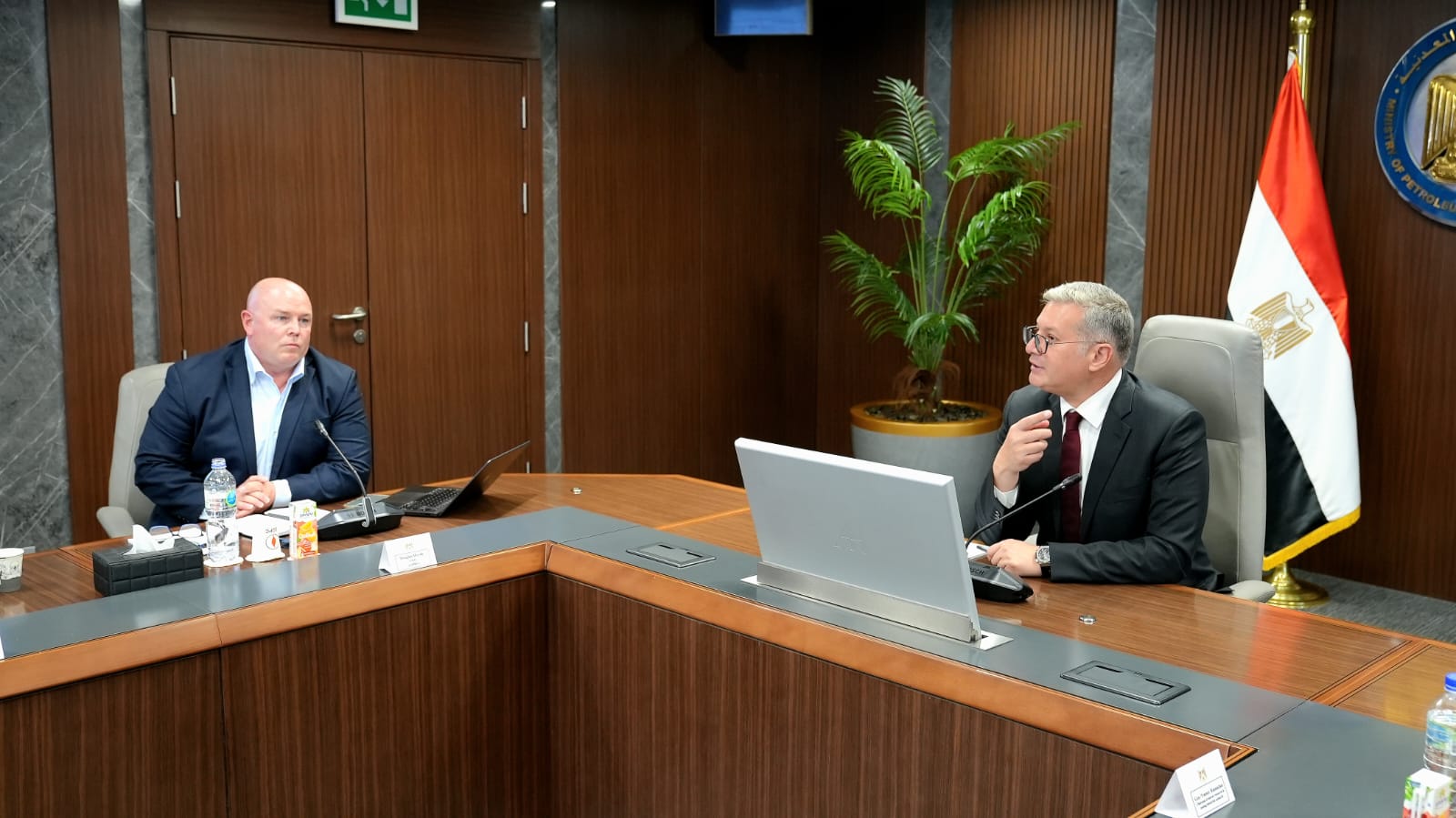 وزير البترول يبحث فرص الاستثمار مع وفد من شركات التعدين الأسترالية 